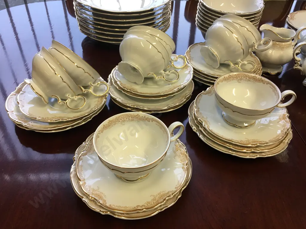Hutschenreuther 'Sylvia' Dinnerware 64 Pieces #1814 Image 1++