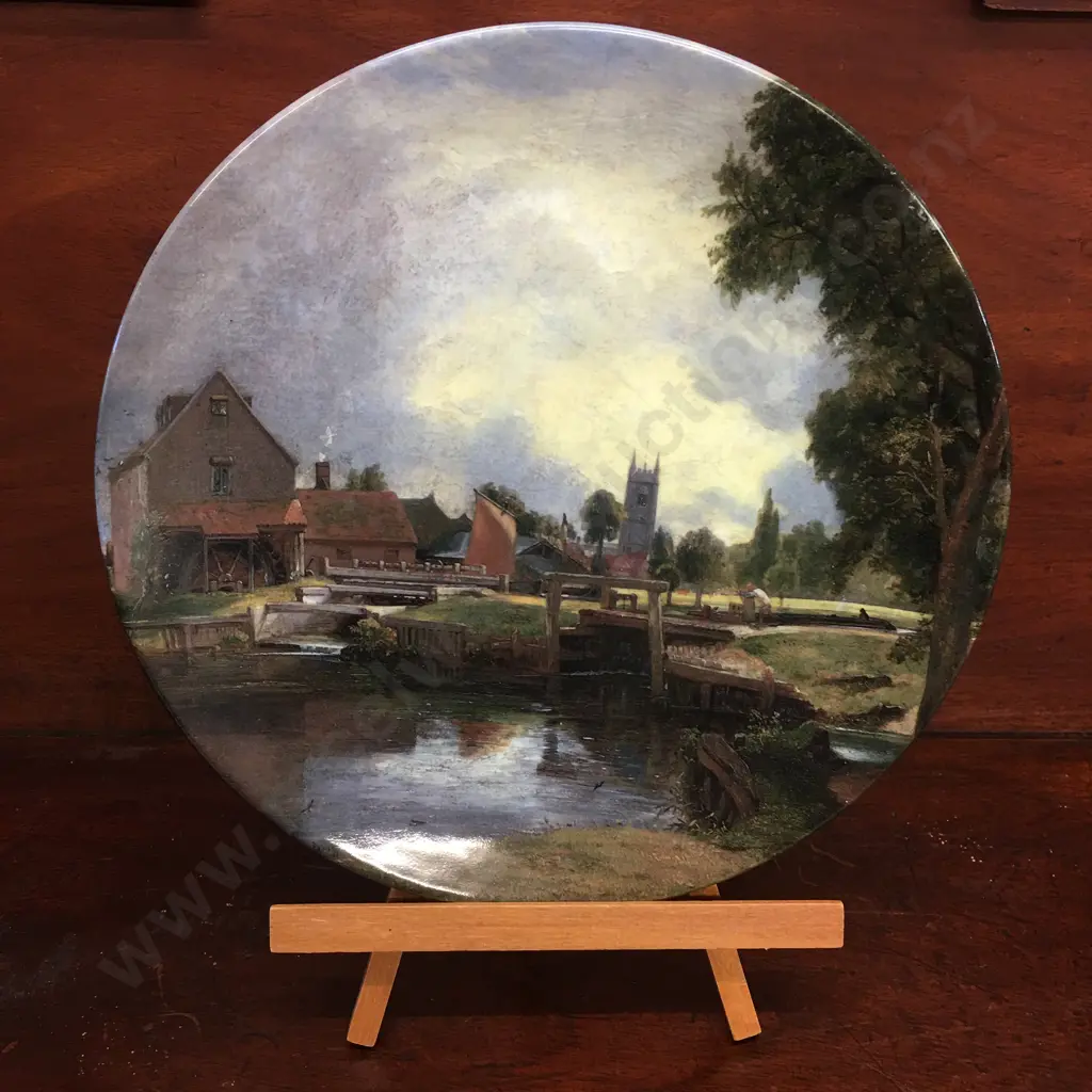 Royal Doulton Plate 'Dedham Lock And Mill' Image 1++