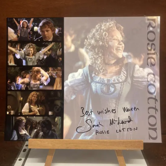 Sarah McLeod "Lord Of the Rings - Rosie Cotton" Autographed Photo With Correspondence, 20x25cm