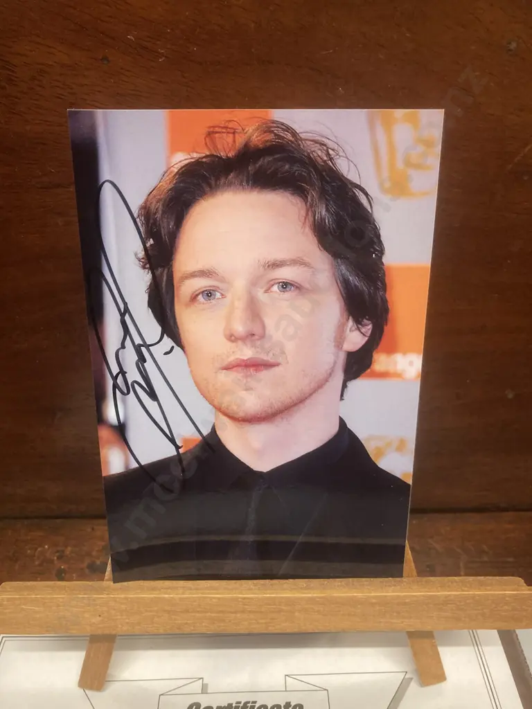 James McAvoy Autographed Photo With COA, 15x10cm Image 1++