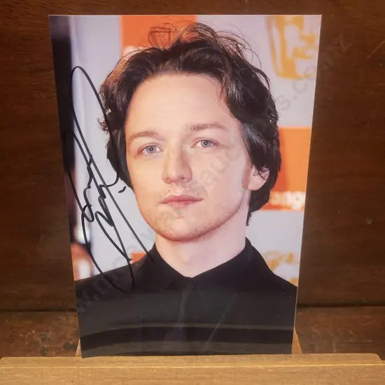 James McAvoy Autographed Photo With COA, 15x10cm