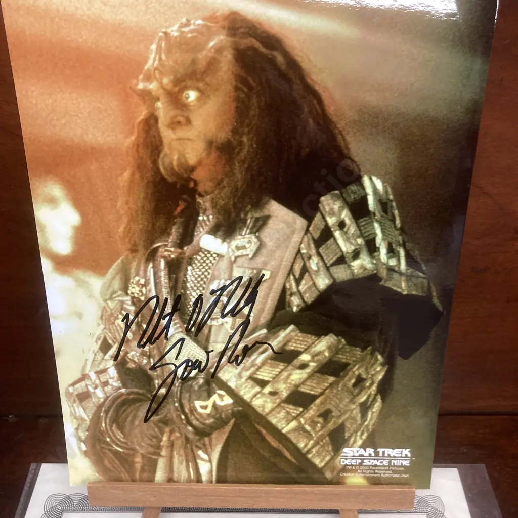 Robert O'Reilly - Star Trek Deep Space Nine, Autographed 25 x 20cm Colour Photo With COA Image 1++