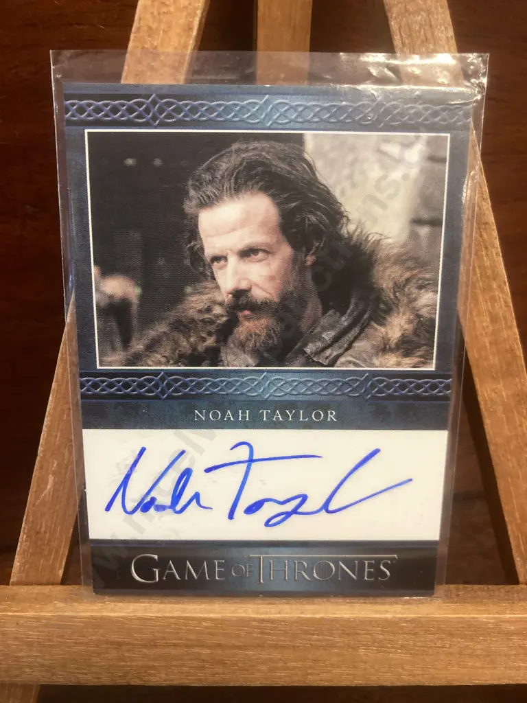 Noah Taylor Autographed 2013 Game of Thrones Card Image 1++