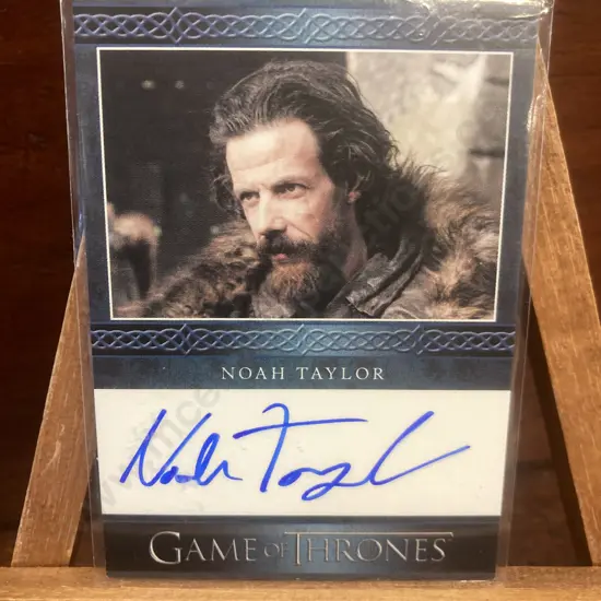 Noah Taylor Autographed 2013 Game of Thrones Card