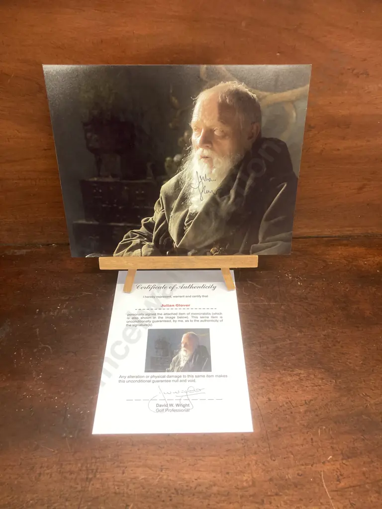 Julian Glover - Game Of Thrones Signed Photo With COA. 20x25cm Image 1++