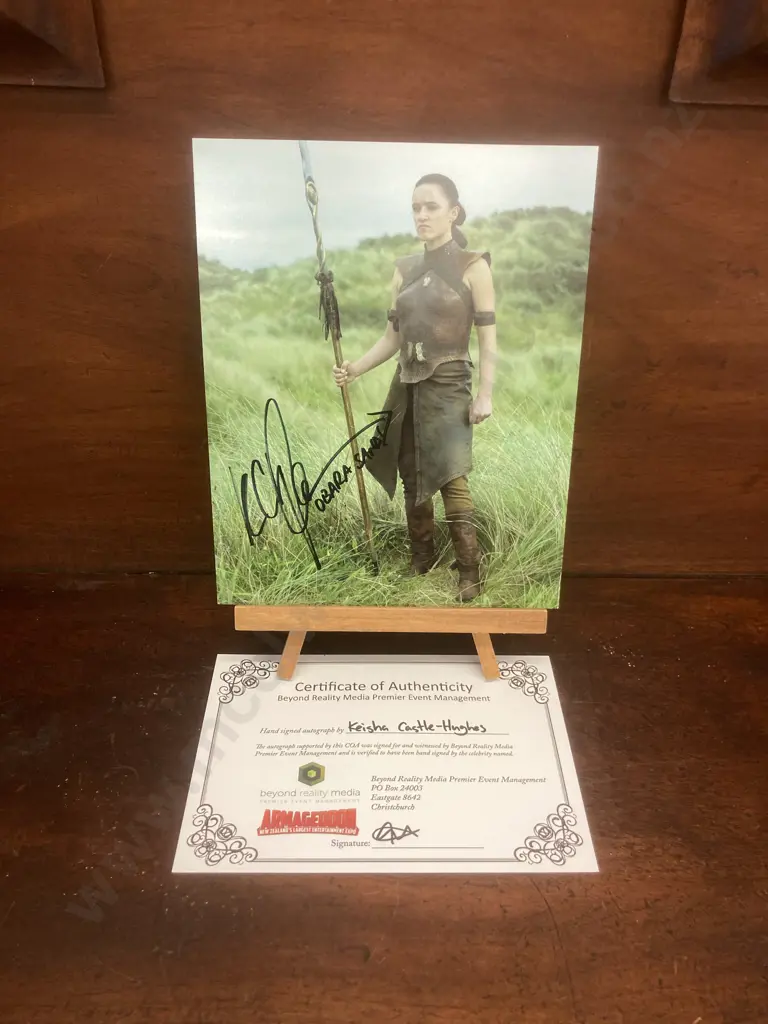 Keisha Castle-Hughes - Game Of Thrones Signed Photo With COA. 25x20cm Image 1++