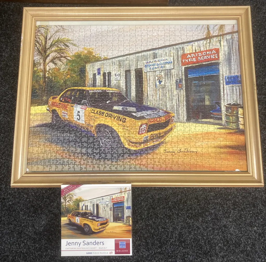 'Brock's No.5' Blue Opal Deluxe Jenny Sanders 1000 Piece Puzzle Image 1++