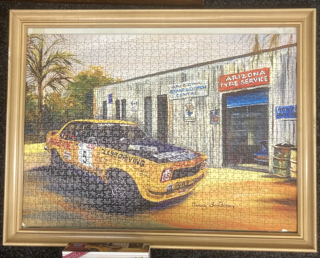 'Brock's No.5' Blue Opal Deluxe Jenny Sanders 1000 Piece Puzzle Image 1++