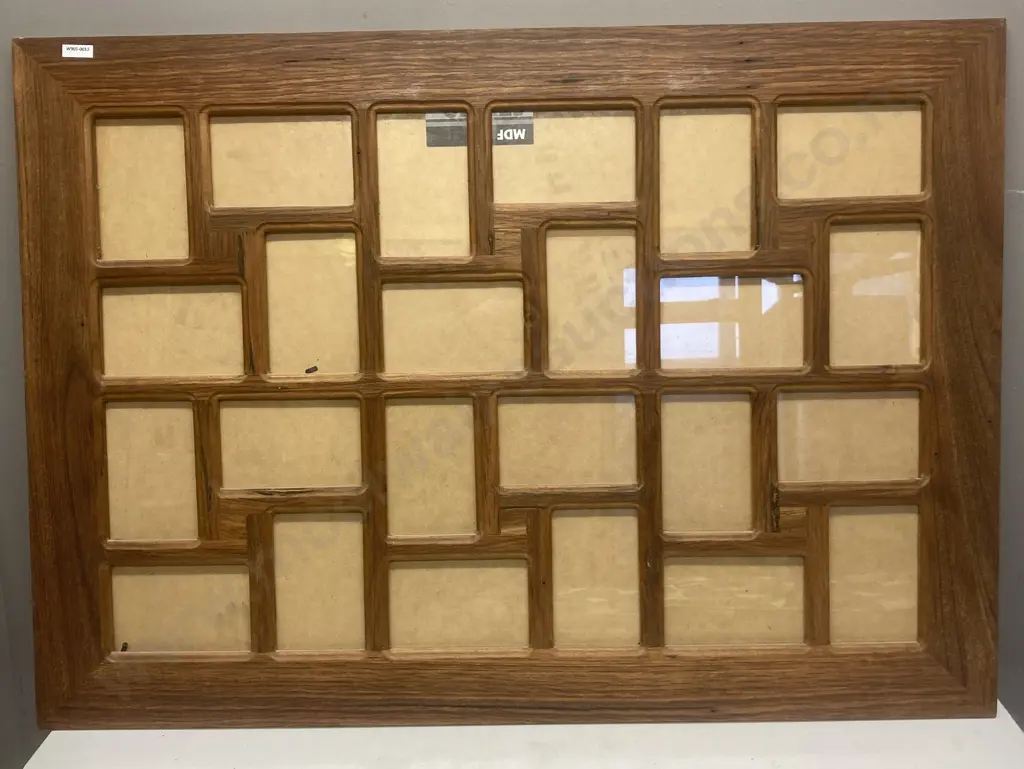 Large Wooden Wall Mount Multi Photo Frame. 71 x 91cm Image 1++