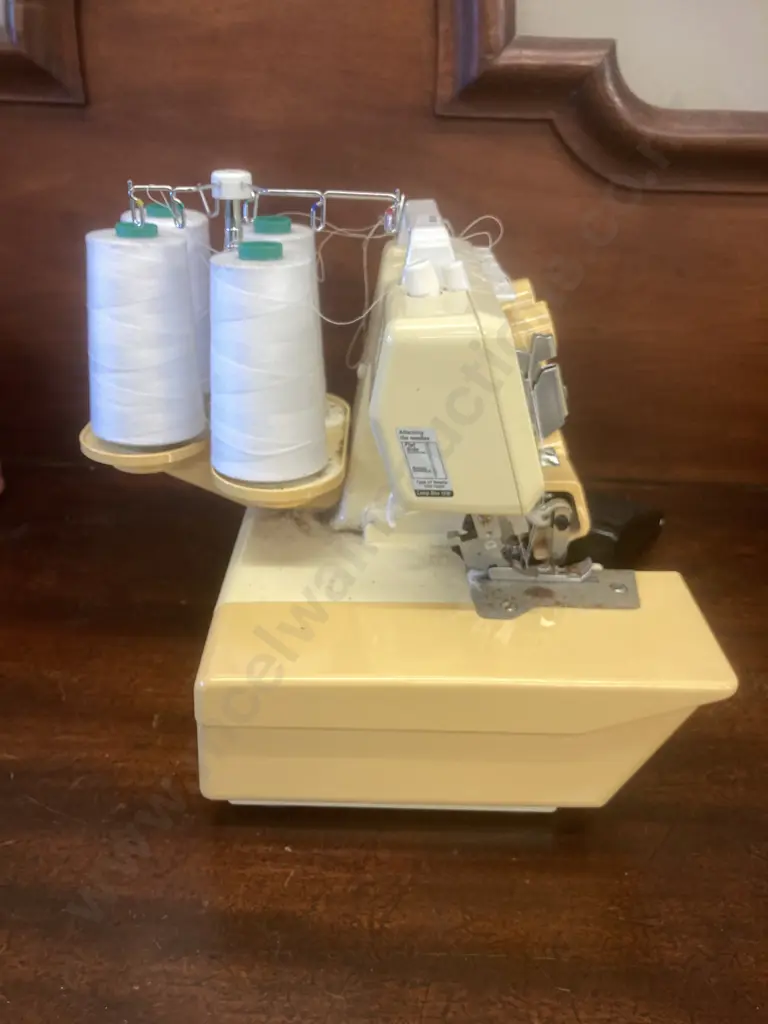 Bernina Bernette FunLock 006 Overlocker With Large Assortment of Overlocker Thread Image 1++