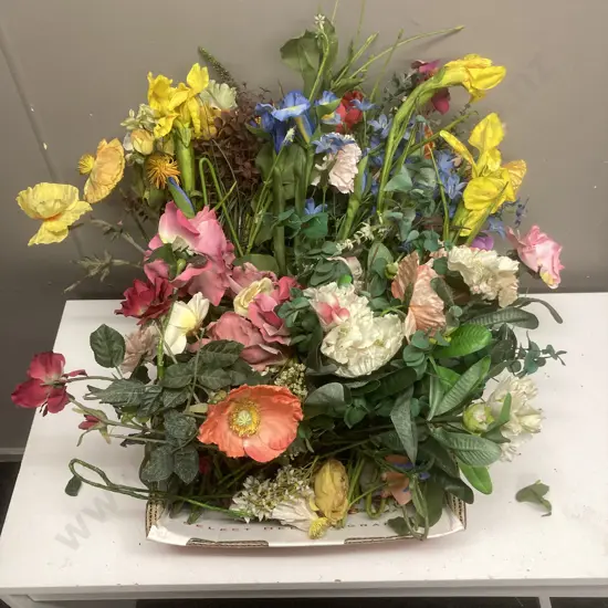Assortment of Artificial Flowers