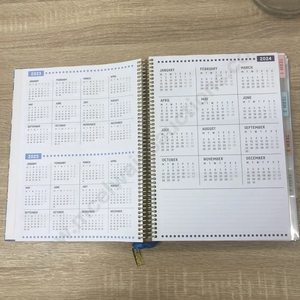 Modern Teaching Aids - Teacher Planner 2024 Assorted Wet Season Billabongs & Tranquil Brush, 2 Boxes of 10 Image 1++