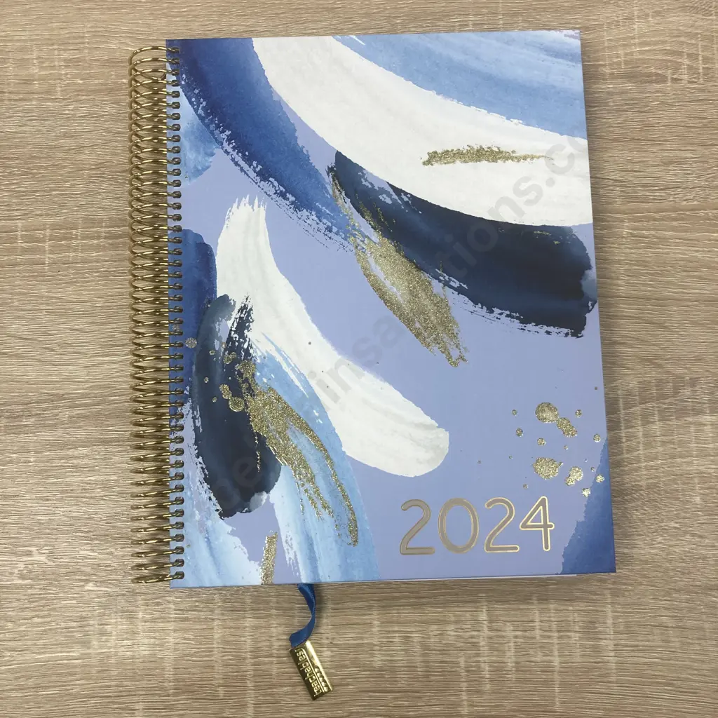 Modern Teaching Aids - Teacher Planner 2024 Assorted Wet Season Billabongs & Tranquil Brush, 2 Boxes of 10 Image 1++
