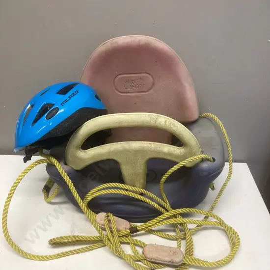 Kings Sport Plastic Swing Seat & Milazo 55-50cm Toddler Bike Helmet