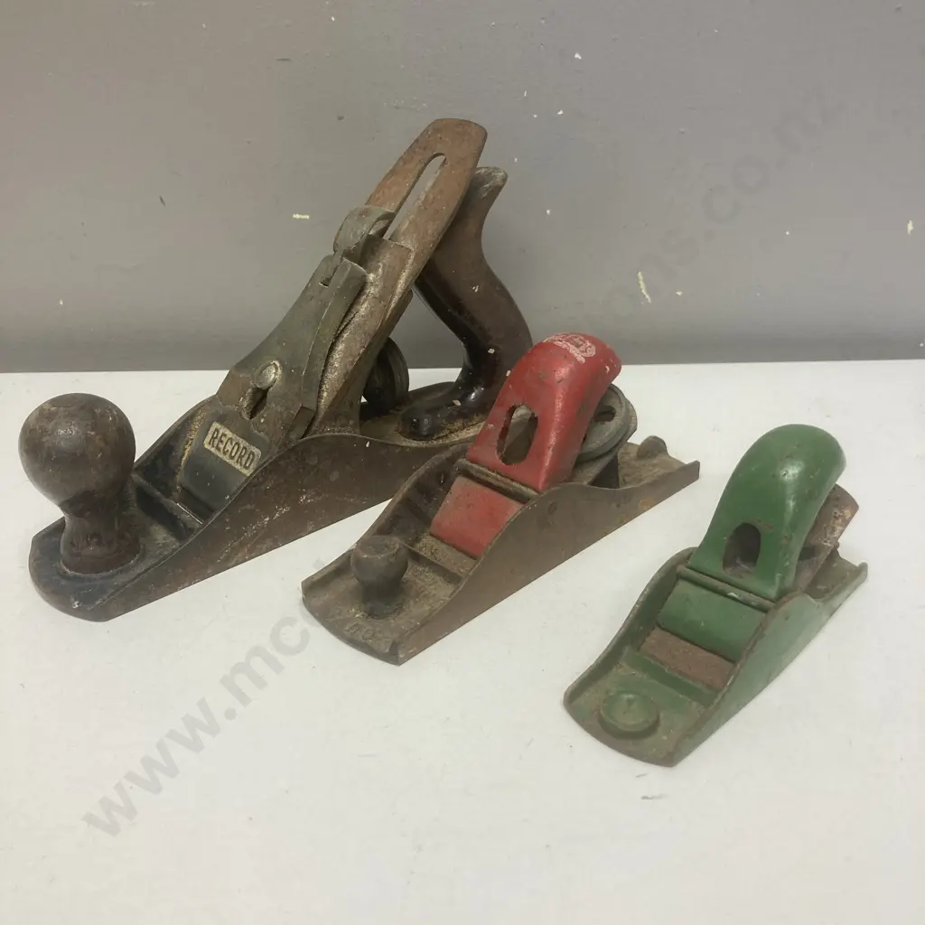 Wood Planes x 3 Image 1++