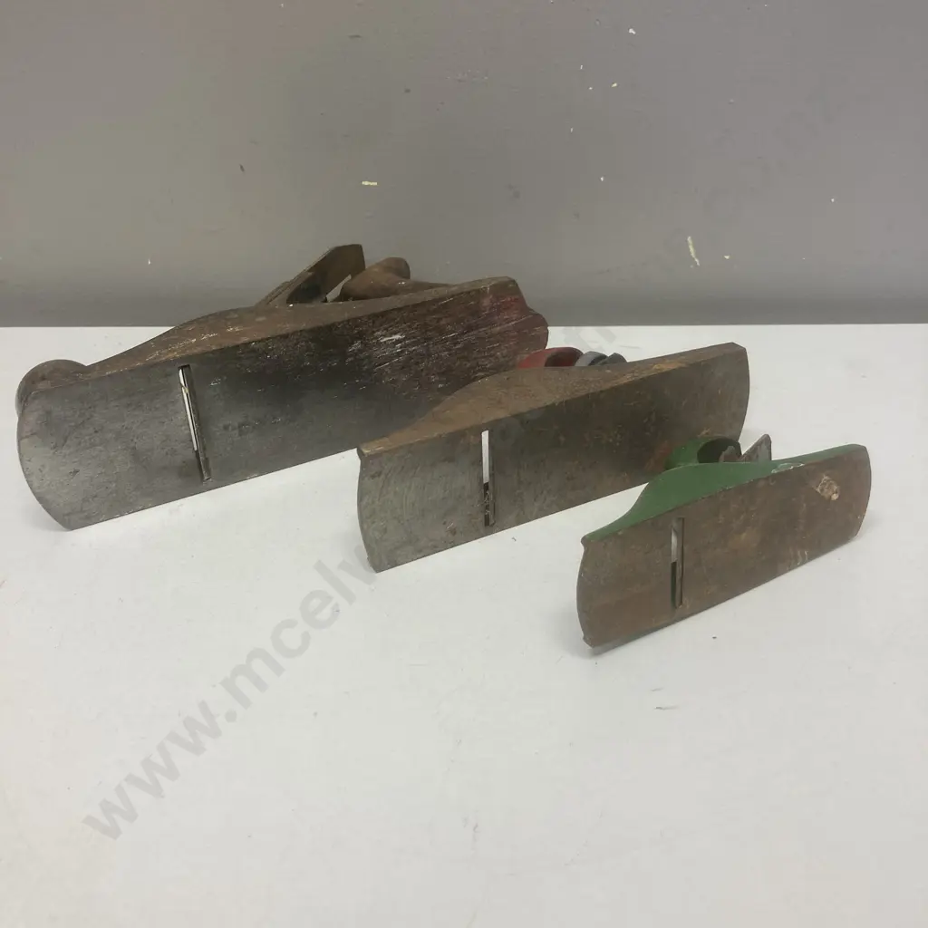 Wood Planes x 3 Image 1++