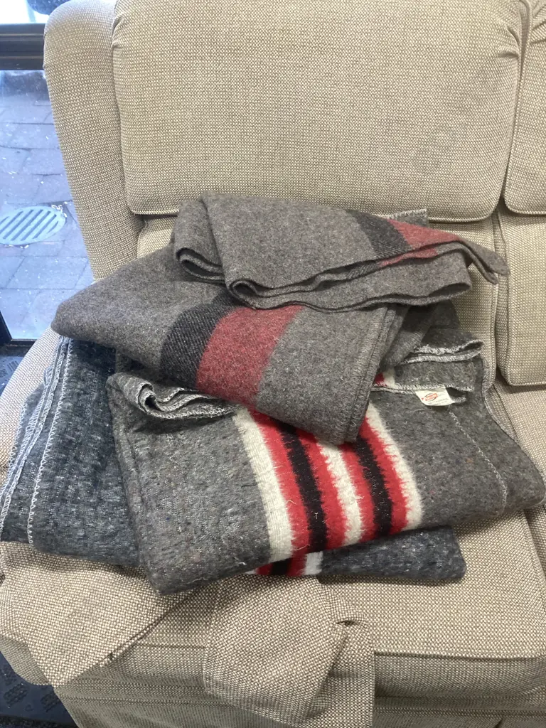 Three Assorted Furniture Blankets Image 1++