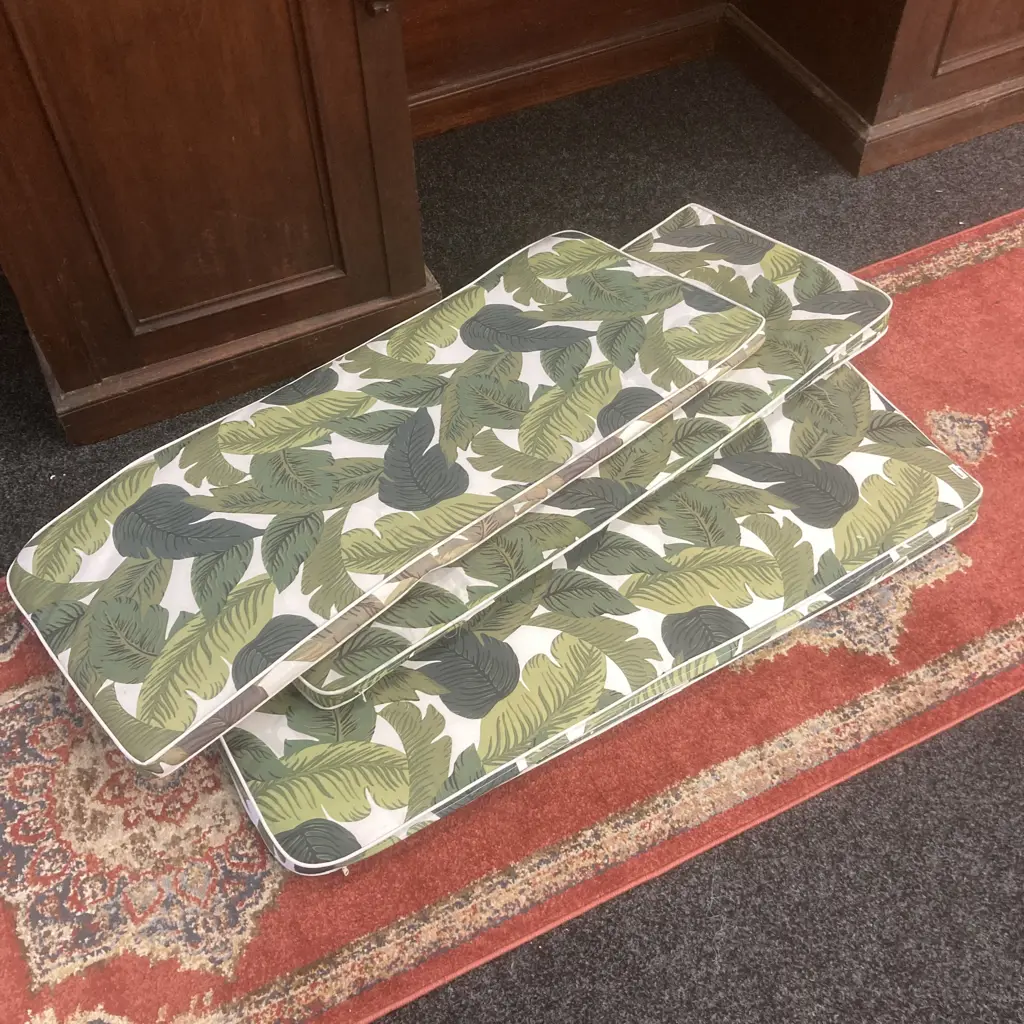 Set of 3 Mojo Rectangular Squabs. 115 x 48cm Image 1++