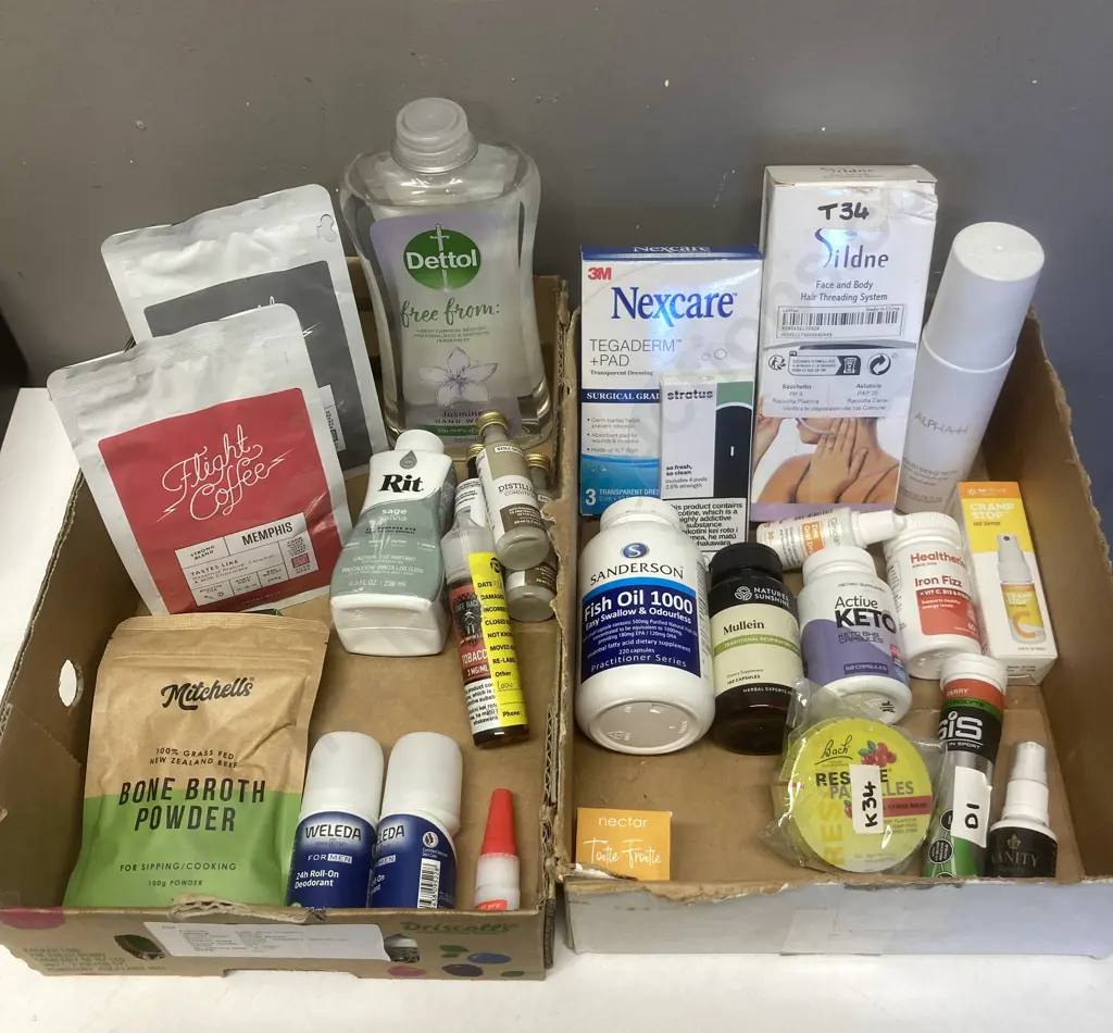 Box Lot - Coffee, Deodorants, Fish Oil Etc Image 1++