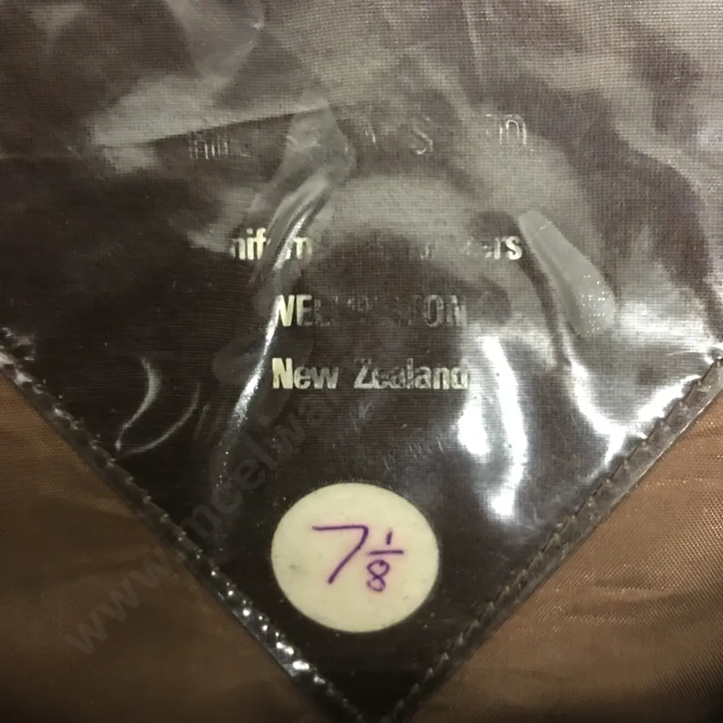 Vintage Wellington New Zealand Made Green Cap Size 71/8 Image 1++