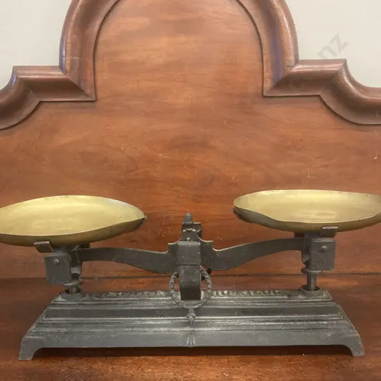 Antique Early 1900s French FORCE Merchant Balance Scales -10 Kilo G