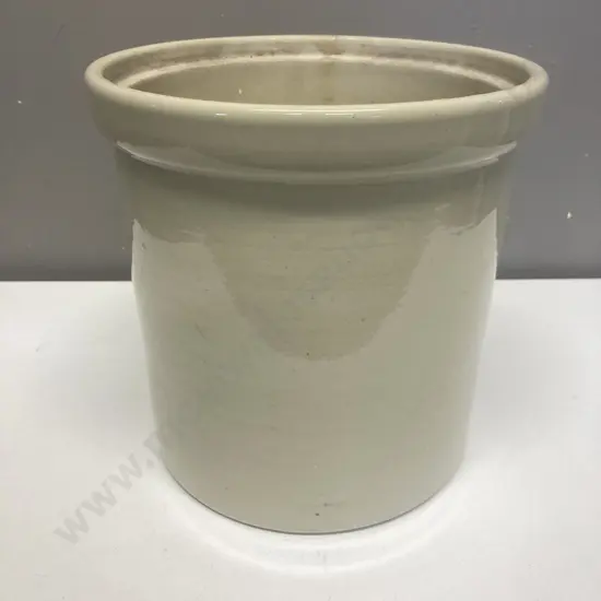 Antique Stoneware Crock. 24 x 24cm