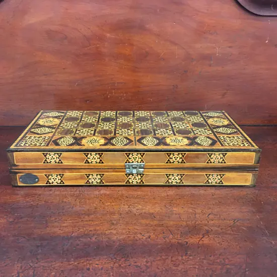 Backgammon Game, Case & Book