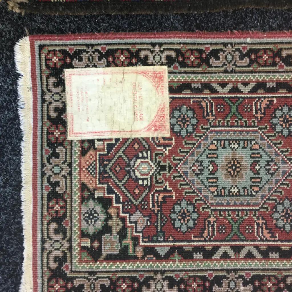 Afghan Pusthi Rug L66,W50cm & Real Hand Made Oriental Carpet L61,W40cm. Image 1++