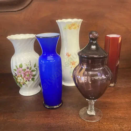 Selection of Vases Including Sadler