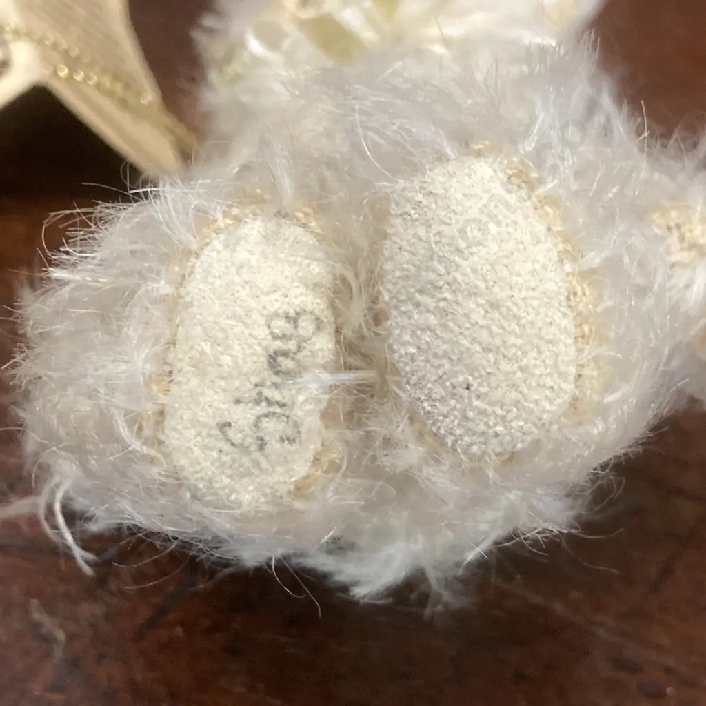 Rare Vintage Shaz Bear's Bear  - Annie, One Of A Kind Handsewn Collectable With Original Swing Tag. 12cm Image 1++