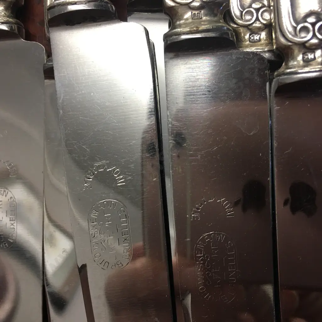 Rare Bruno Wiskemann Flatware Silverplate Bruxelles, 90 Pieces Image 1++