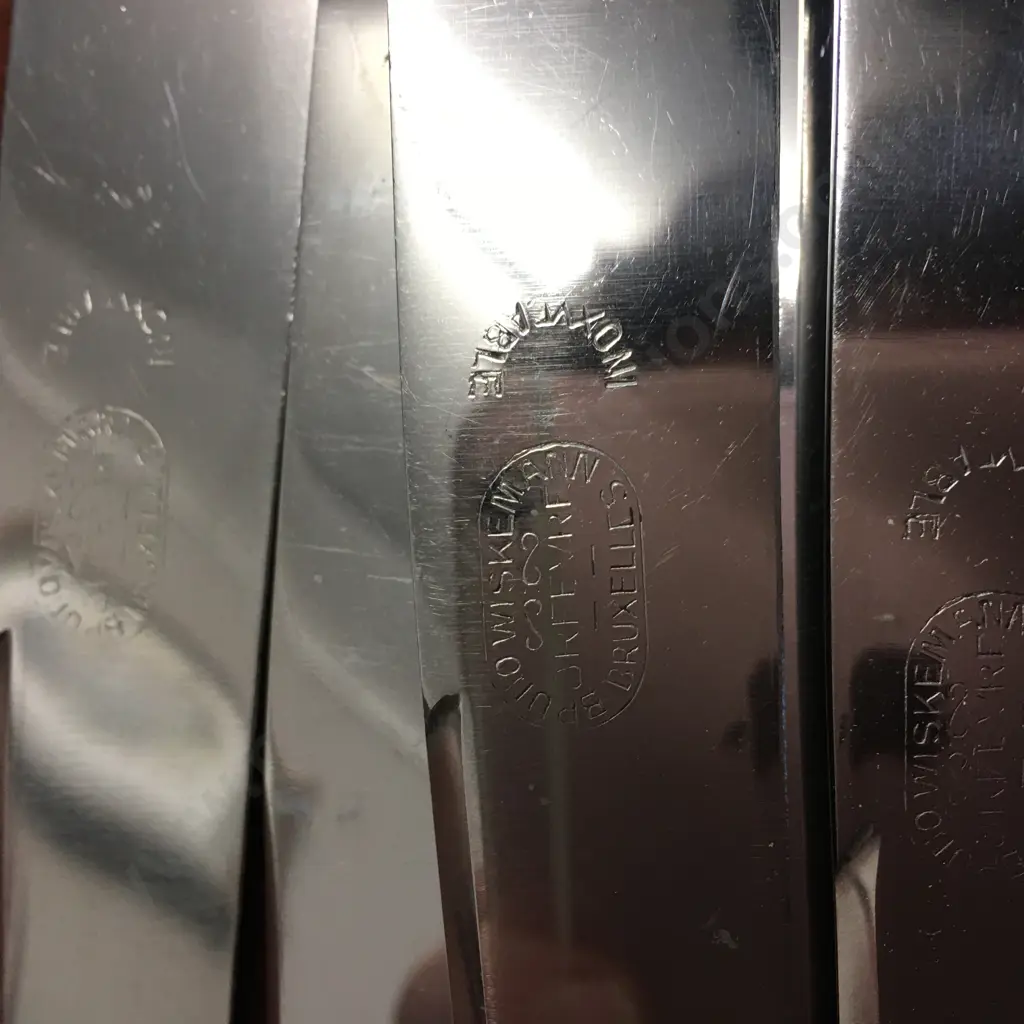 Rare Bruno Wiskemann Flatware Silverplate Bruxelles, 90 Pieces Image 1++