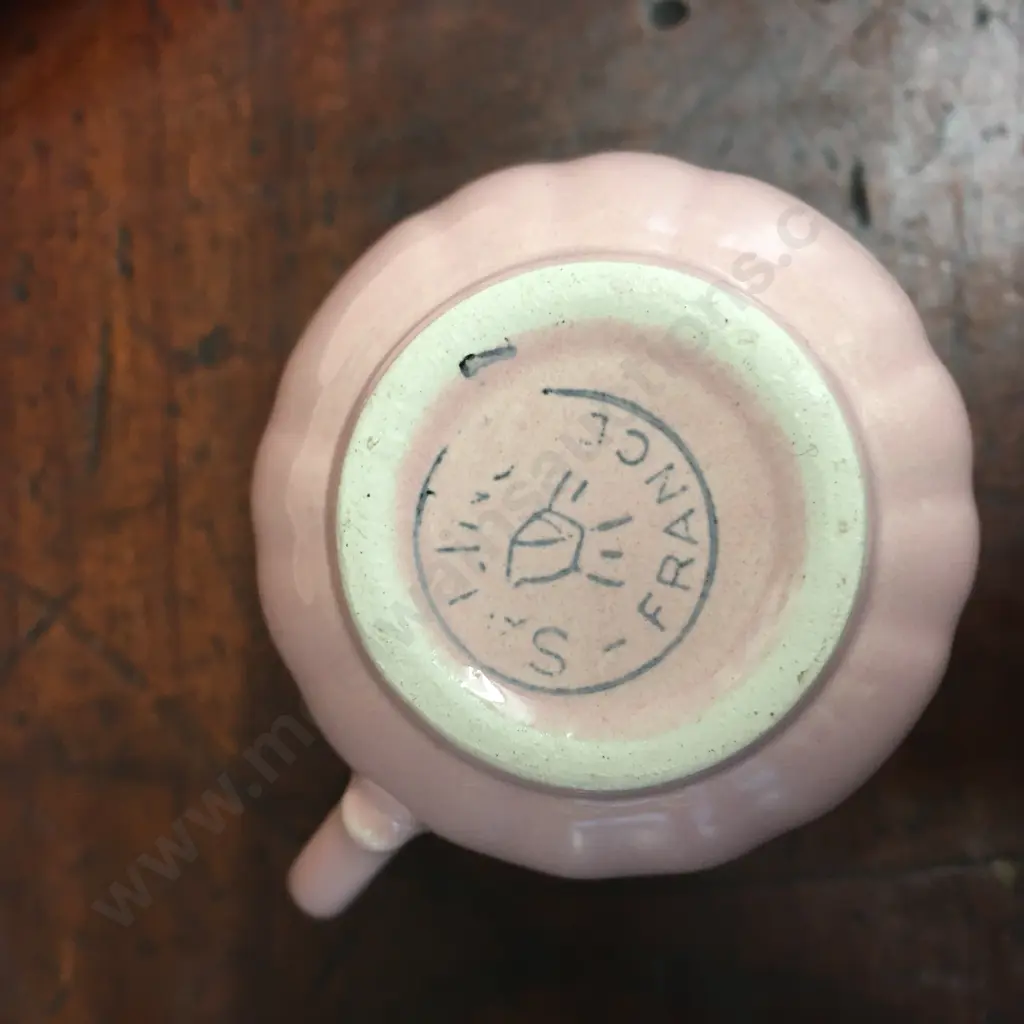 Gorgeous Pink Salins Les Bains French Espresso Set Image 1++