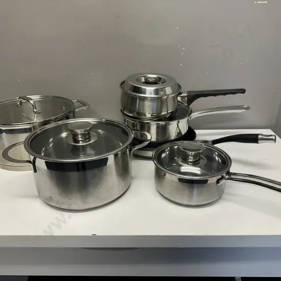 Pots & Pans Including Stockpots x2