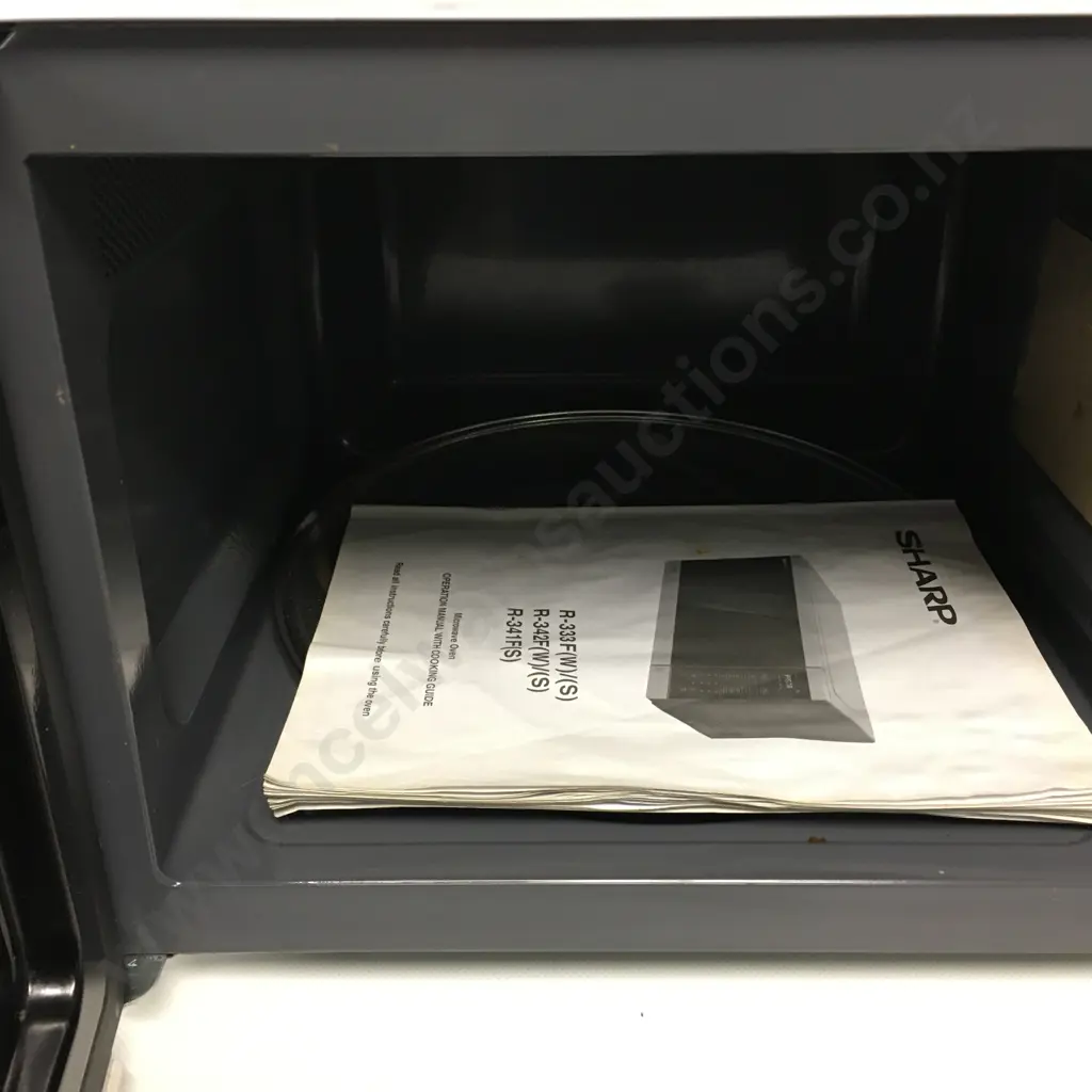 Sharp 1900W Microwave, Model R-342F (W) With Manual Image 1++