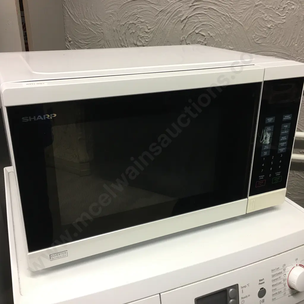 Sharp 1900W Microwave, Model R-342F (W) With Manual Image 1++