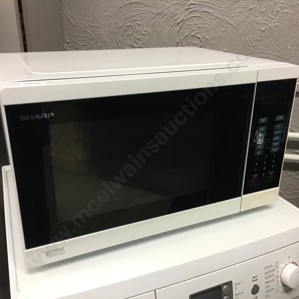 Sharp 1900W Microwave, Model R-342F (W) With Manual Image 1++