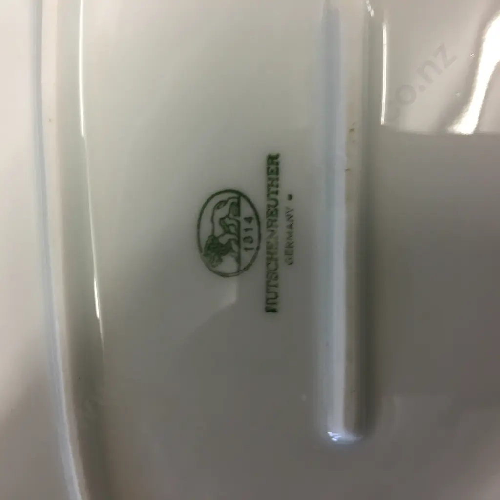 Pair Of Large Hutschenreuther White Serving Dishes Image 1++