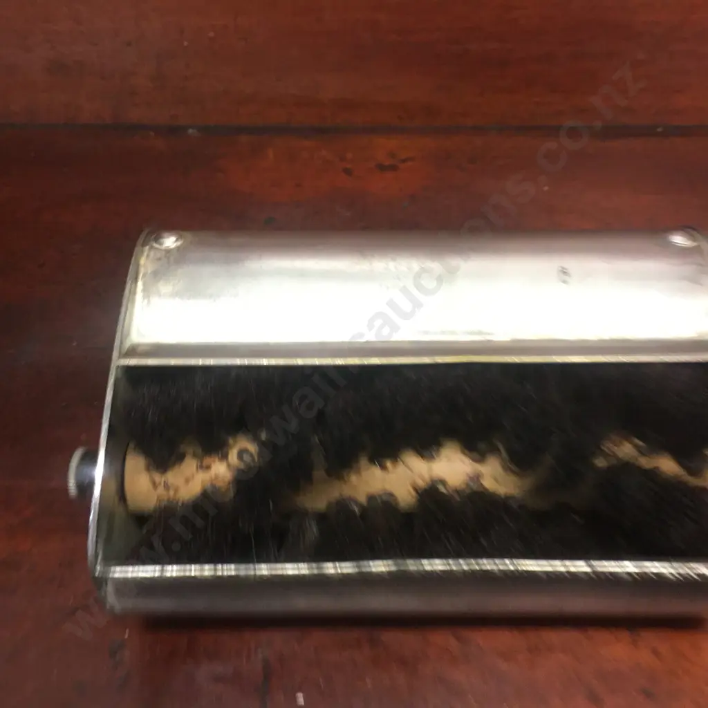 Vintage Silver Plated Butler Table Crumb Sweeper Hand Held Image 1++