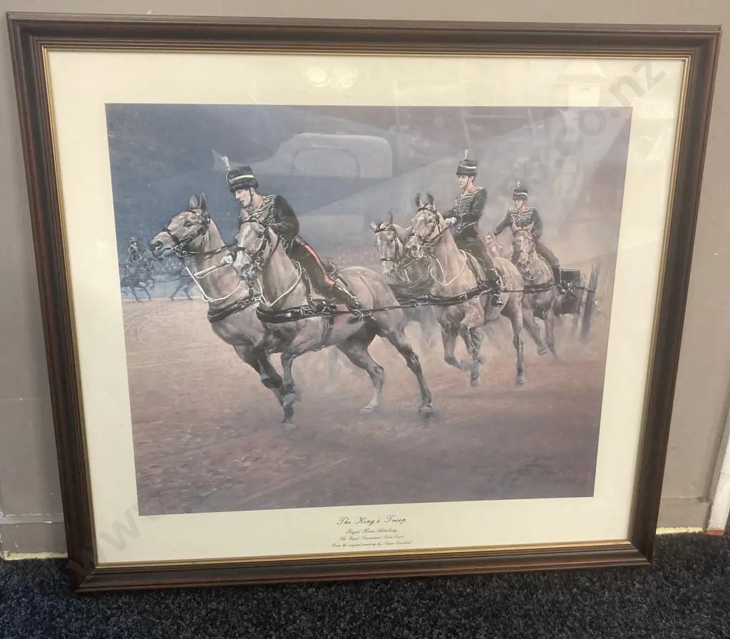 The King's Troop, Royal Horse Artillery, The Royal Tournament, Earl's Court From The Original Painting by Susan Crawford Image 1++