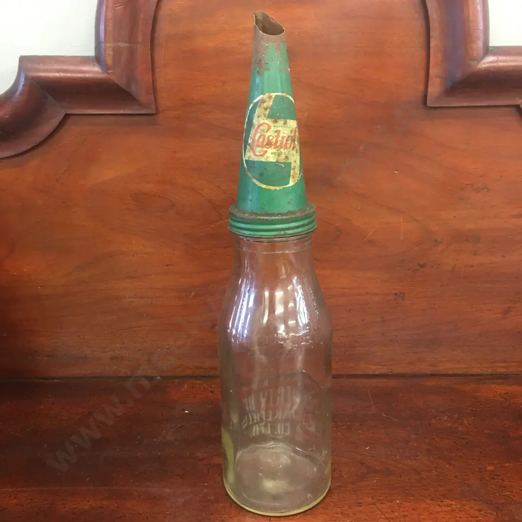 Vintage Castrol Oil Bottle H40cm. Property Of C.C Wakefield & Co.Ltd Image 1++