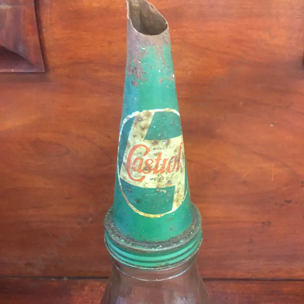 Vintage Castrol Oil Bottle H40cm. Property Of C.C Wakefield & Co.Ltd Image 1++