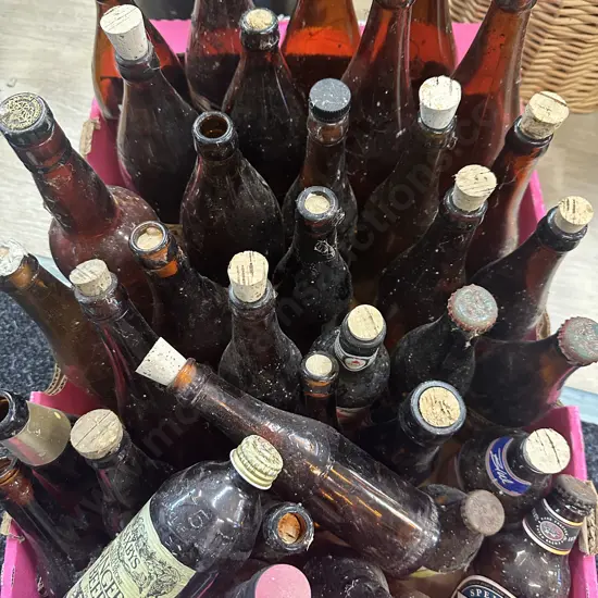 Vintage DB Draught Beer Waitakere Licensing Trust 10th Anniversary 745ml Bottle & Assorted Brown Bottles