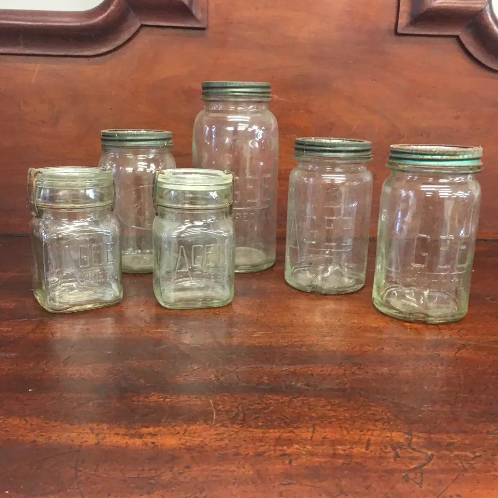 Selection Of Vintage Agee Jars Image 1++
