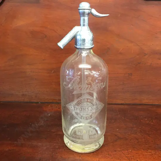 Vintage Thomsons  Seltzer Bottle 