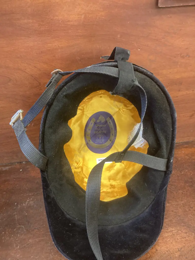 Vintage Christy Beaufort Rosette Horse Riding Hat, Size 7 3/8 / 60cms Image 1++