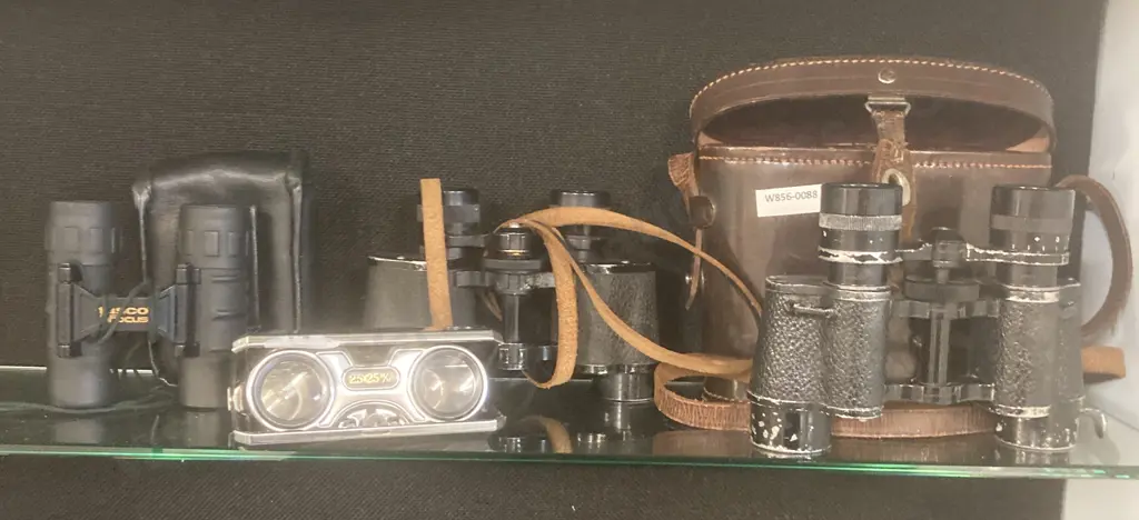 Vintage German Spindler & Hoyer Gottingen 8x30 Moacht Gottinga Binoculars, French Aquilus 8x25 Binoculars Etc Image 1++
