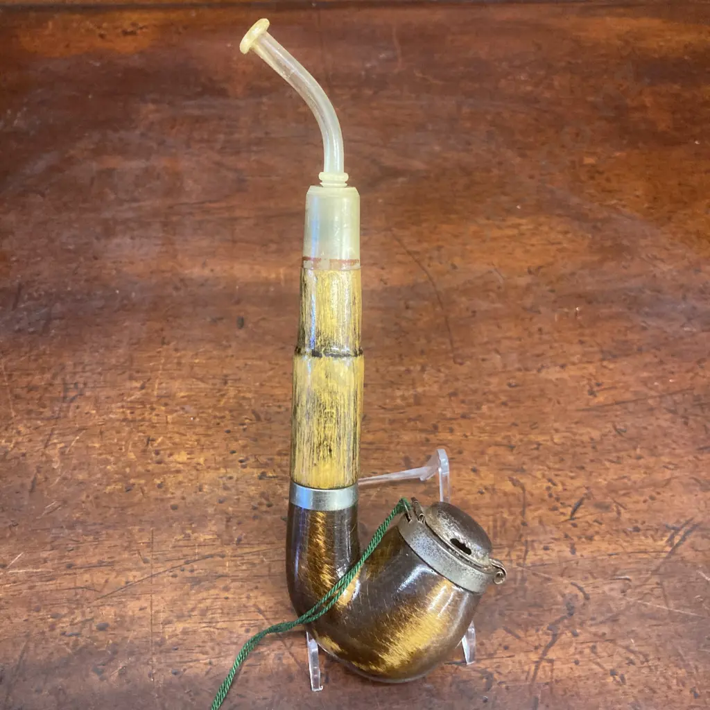Vintage Tyrolean Style Cavalier Tobacco Pipe Image 1++