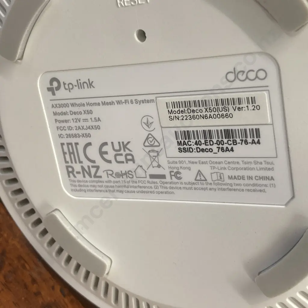 TP-Link Deco X50 AX3000 Whole Home Mesh Wi-Fi 6 Router Image 1++
