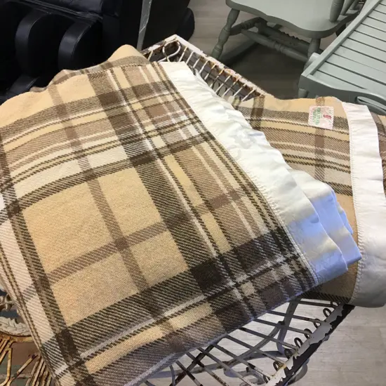 Pair Of Double Woollen Blankets